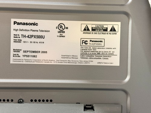 Panasonic plasma - panasonic, 42