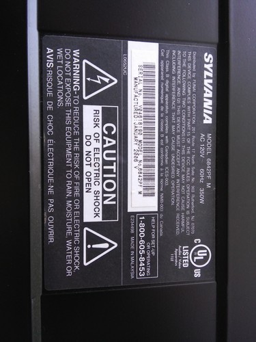 Sylvania plasma tv monitor - sylvania,